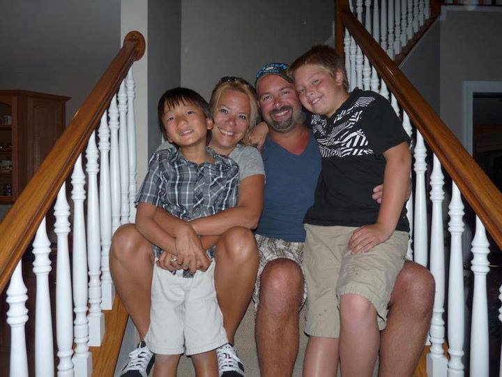 Right before we left